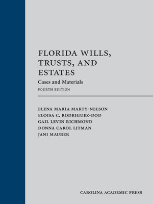 cover image of Florida Wills, Trusts, and Estates